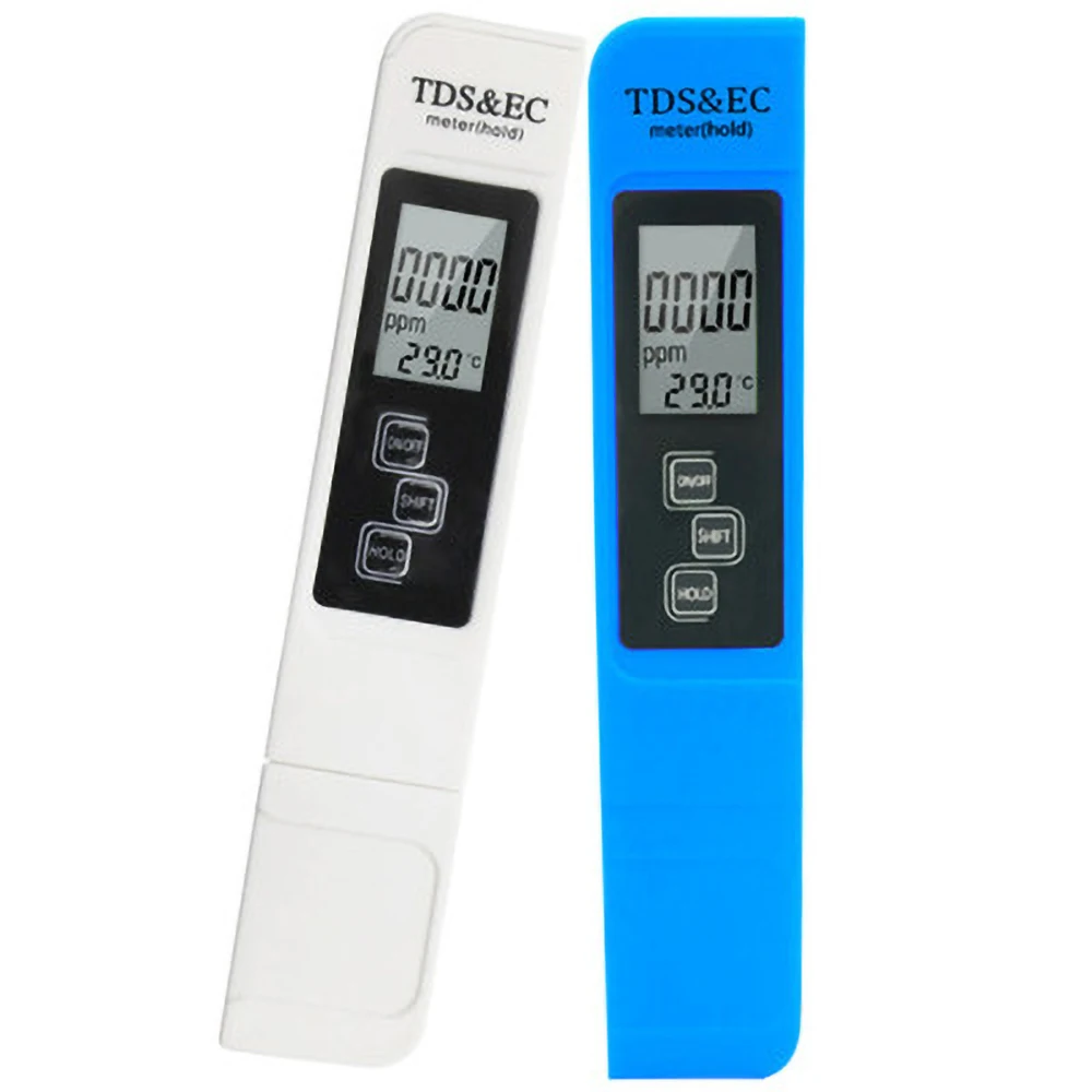 

Digital PH Meter 0-14 Measurement Range 3 in 1 Temperature TDS EC Tester 0-9000 ppm Water Quality Automatic Monitor Tool