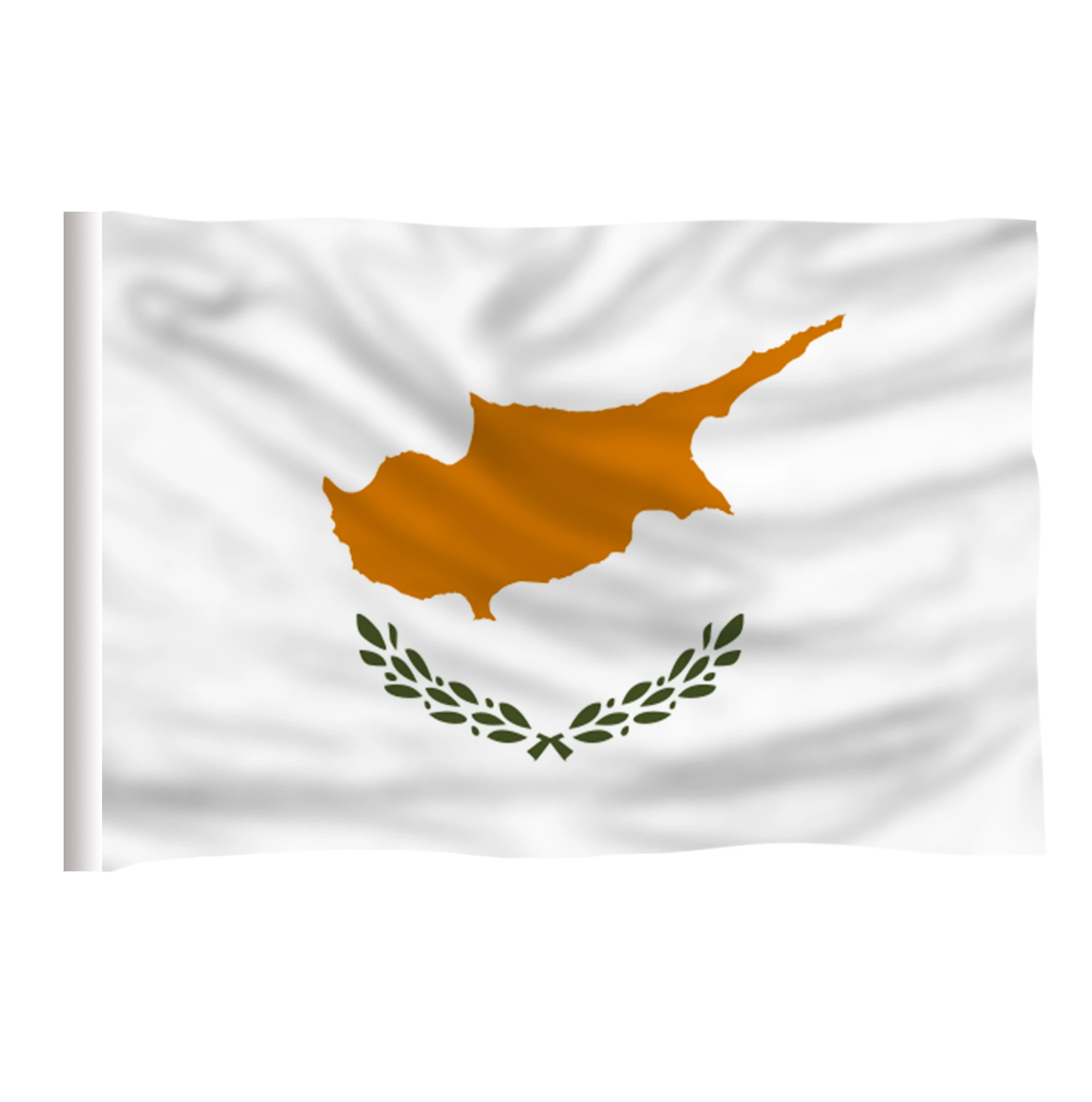 DFLIVE флаг страны Кипр 3x5 футов напечатанный полиэстер Fly 90x150 см Cypriote CY Национальный