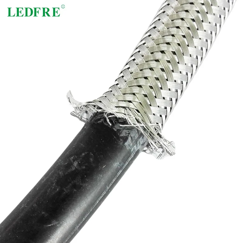 Кухонный Смеситель LEDFRE F1/2 * M10x1 гибкий кран из нержавеющей стали с оплеткой труба