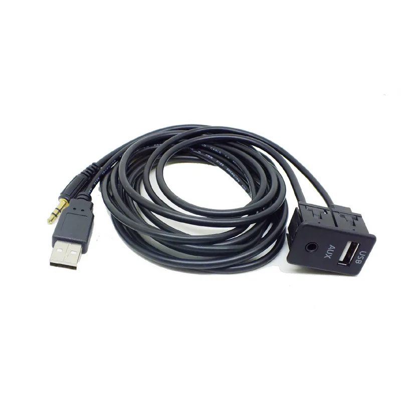 

100CM Car Extend AUX USB Adapter AUX USB Accessories High Quality for Fiat Grande Punto