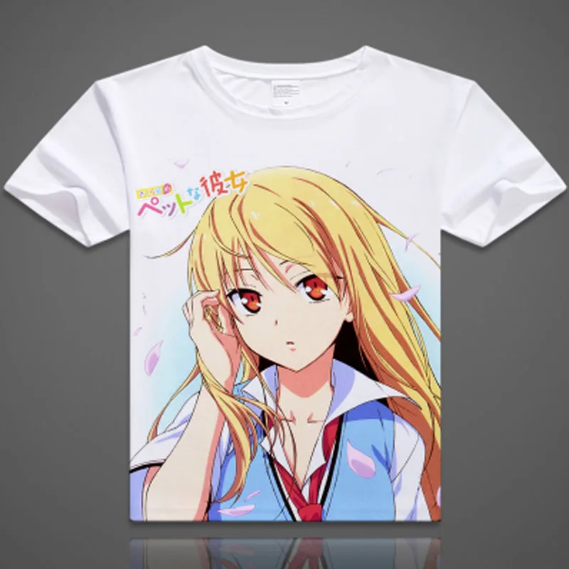 

Женская и мужская футболка с коротким рукавом, с изображением девушки из реальной кожи