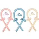 Плойка для завивки без тепла, шелковые ленты для завивки волос, мягкая головная повязка для сна, волнистый цвет