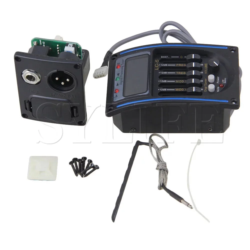 

EQ Lcd 5 Band Acoustic Guitar Preamp Piezo w/ Pickup