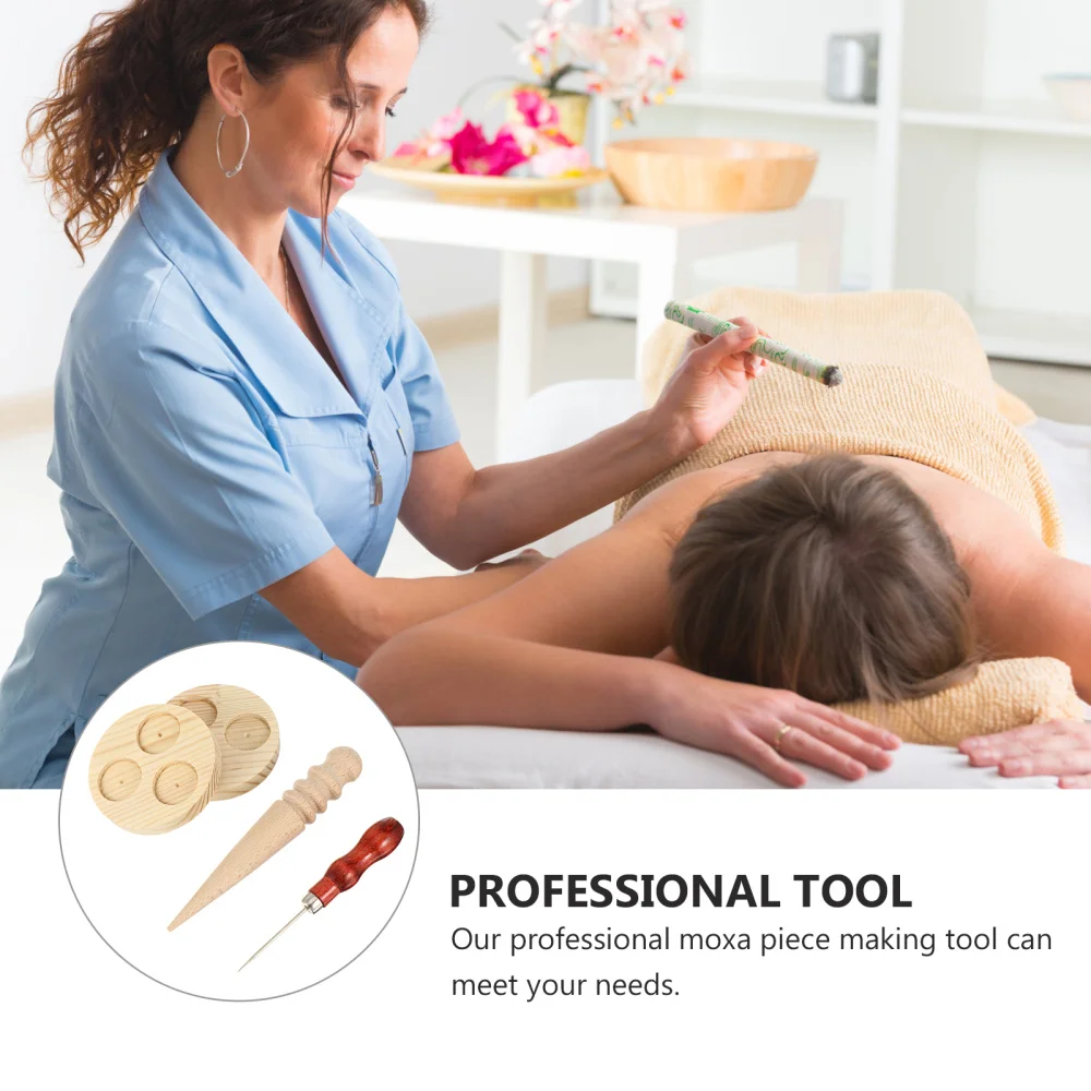 

1 Set Moxa Piece Maker Moxa Slice DIY Mold Household Moxa Piece Making Tool