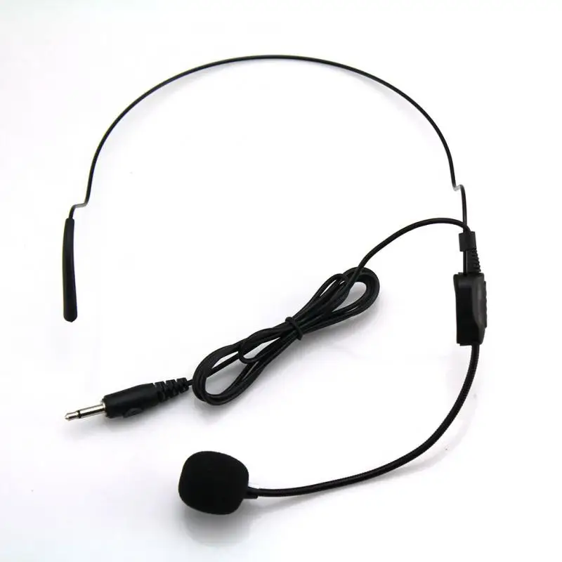 

For Teaching Headset Loudspeake Headset With Microfoon, Lichtgewicht Bedrade 3.5mm Plug Voice Amplifier Headphone