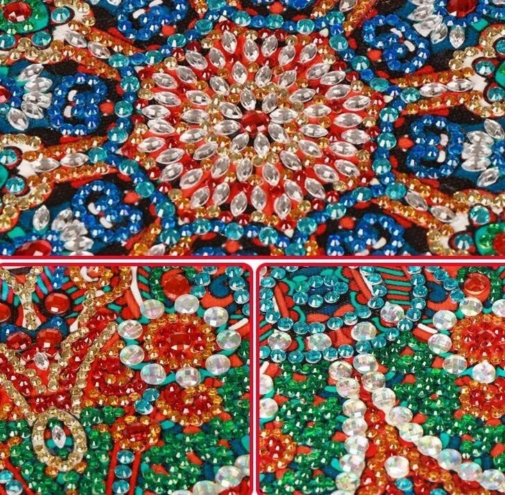 Huacan, алмазная живопись особой формы, 5d, сделай сам, алмазная вышивка, цветок, рукоделие, стразы, дрель, мозаика, живопись, искусство, ремесла