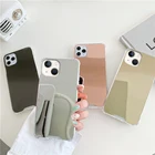 Роскошный зеркальный чехол для iphone 13 12 11 Pro MAX Mini, противоударный чехол для iPhone 7 8 6 6s Plus X XS MAX XR, противоударный чехол, чехлы