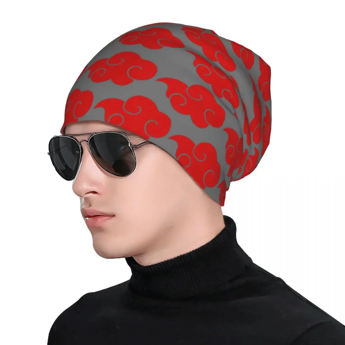 

Akatsuki Red Clouds Bonnet Hats hip hop cap Minato, Uchiha, Weebs Cool Graphic Unisex Skullies Beanies Caps