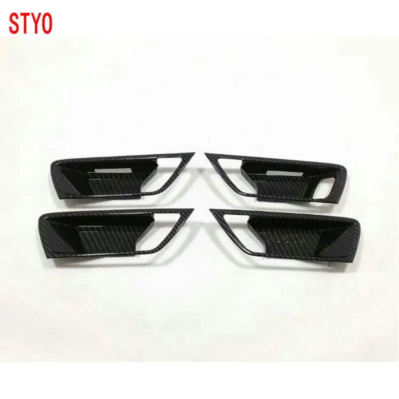 

STYO ABS Interior Door Handle Bowl Holder Frame Cover Panel Molding Trims For Ford Focus 4 2019 2020