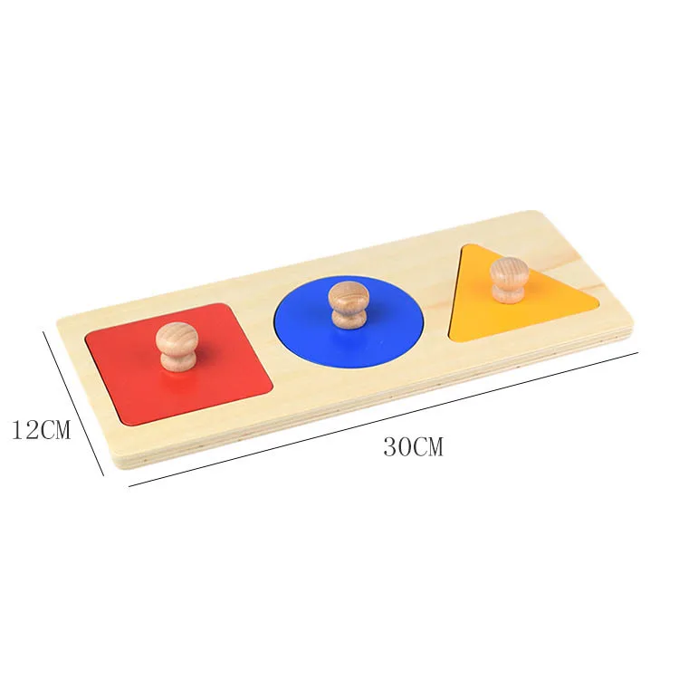 Детские игрушки Монтессори сенсорные деревянные Обучающие геометрические