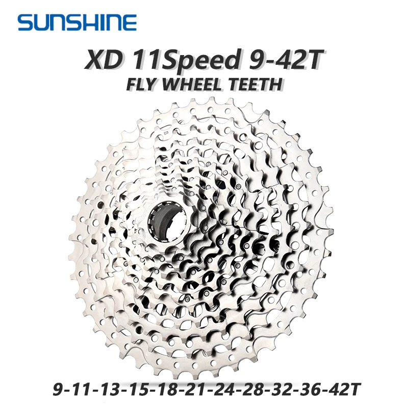 Горный велосипед SUNSHINE свободное колесо XD 11 скоростей 9-42 т 439 г сверхлегкая