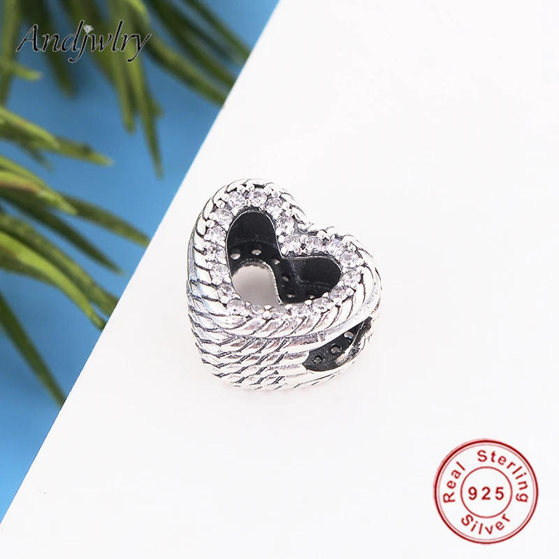 925 пробы Серебряная цепочка c рисунком в форме сердца очаровательный подрходит к