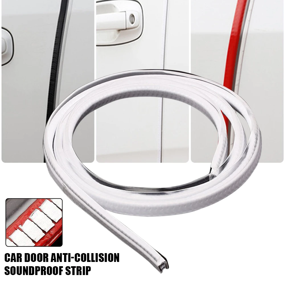

5M Universal Car Door Protection Edge Guards Trim Styling Moulding Strip Rubber Scratch Protector For Car Anti Collision Strip