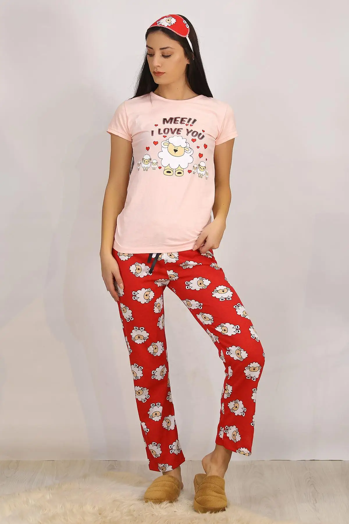 

Printed Pajamas set Pink