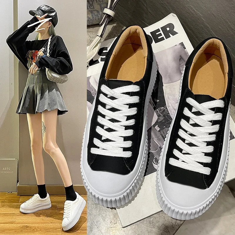 

Women's Sports Shoes Fashion Women's Sneakers 2021 Spring Autumn The New All-match Comfortable Walking Shoes Platform Shoes