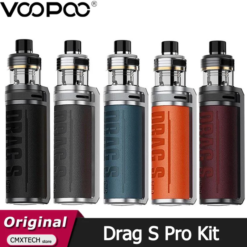 Оригинальный бокс мод VOOPOO Drag S Pro Kit 80 Вт вейп с аккумулятором 3000 мАч 5 мл TPP X Pod Fit PnP