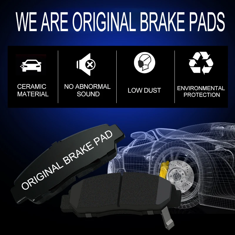 4 шт./компл. автомобиля Керамика тормозные колодки для porsche Cayenne (955/957) 8 T турбо S 3.6L