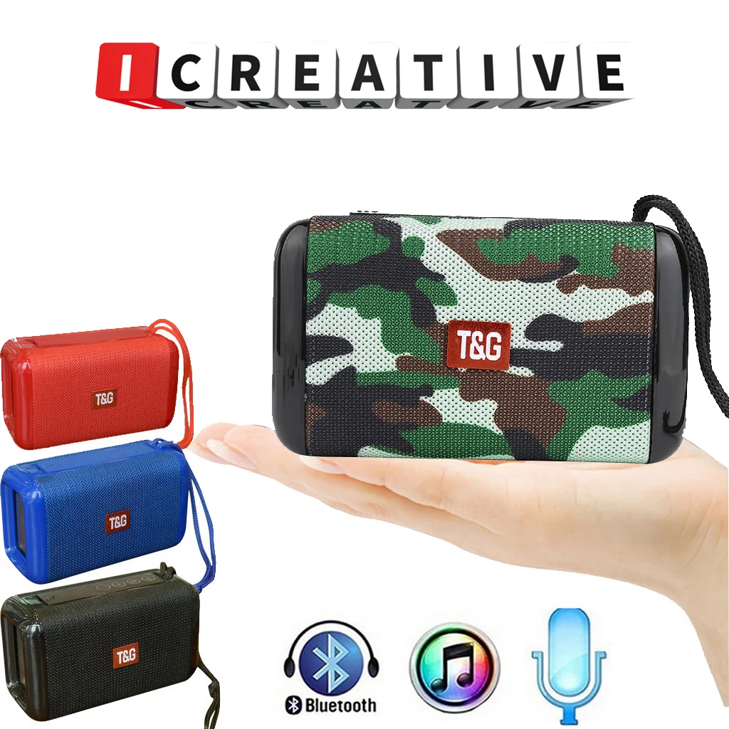 

Беспроводная Bluetooth-Колонка TG-163, Саундбар для занятий спортом на открытом воздухе, водонепроницаемая Поддержка TF-карты, U-диска, FM-радио для с...