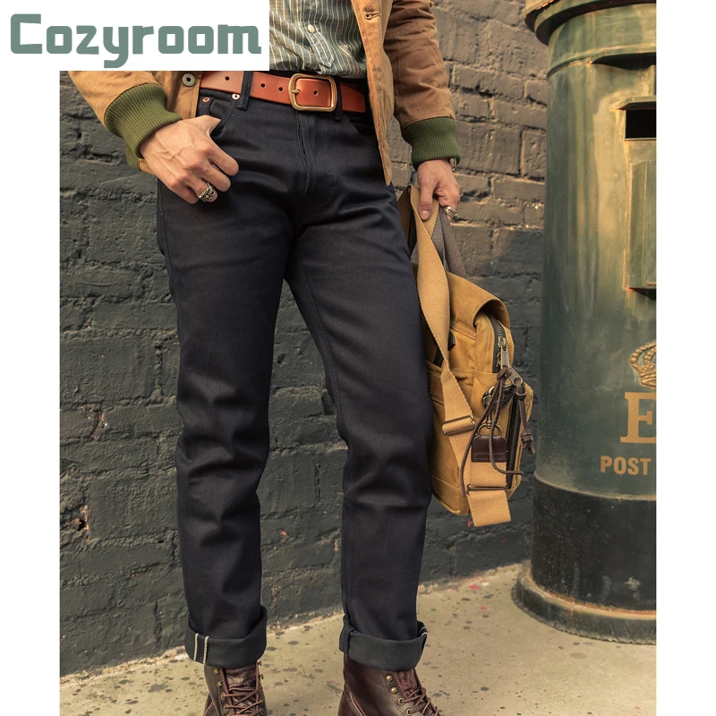 

Cozyroom 14,5 унции, облегающие джинсы, открывающиеся штанины, форма 511 & GT, необработанный деним