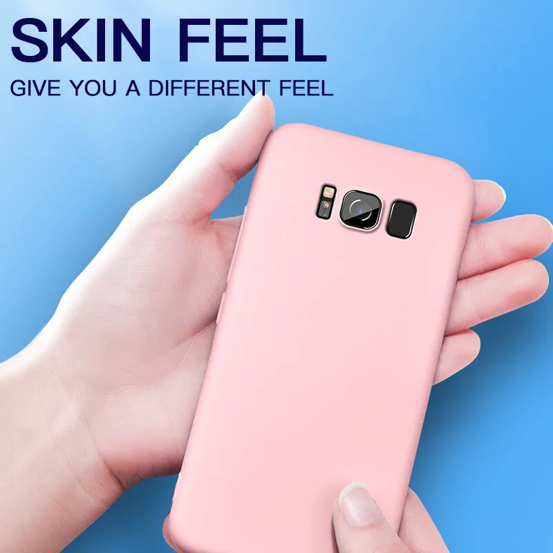 Мягкий жидкий силиконовый чехол для samsung Galaxy S8 S9 S10 Plus S10E TPU силиконовая задняя крышка для samsung Note 8 9 10 J4 J6 J8
