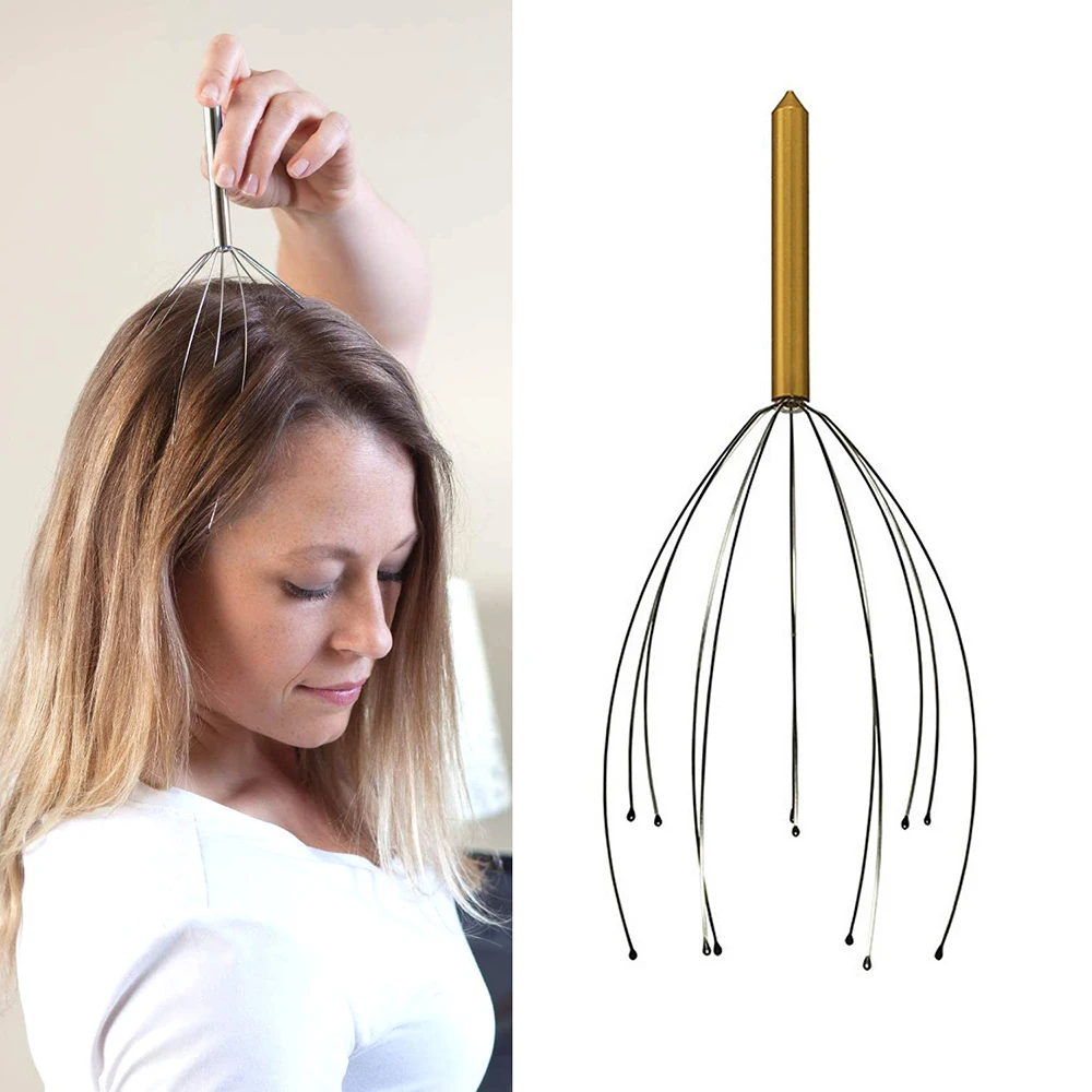 Массажер с когтями металлический для релаксации головы массажа шеи снятия