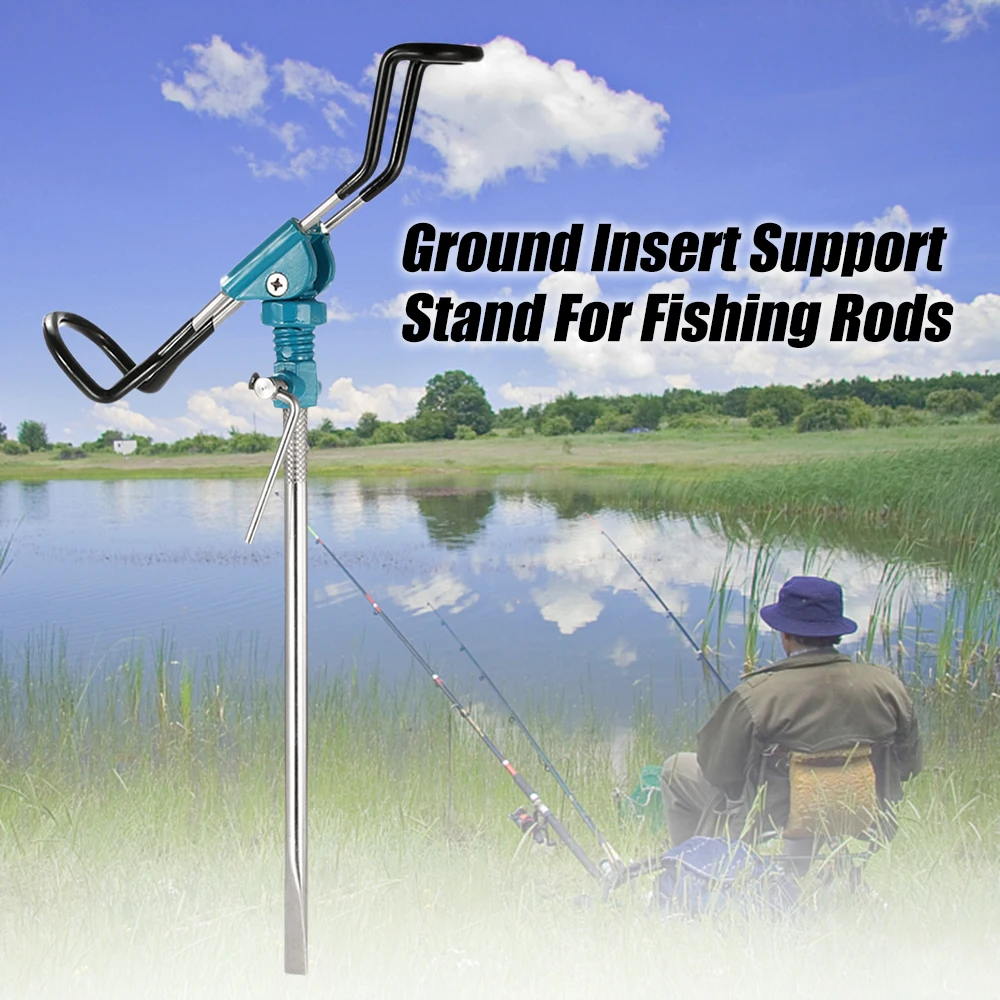 

Adjustable Fishing Spinning Rod Holder Ground Insert Support Stand Bracket for Fishing Pole