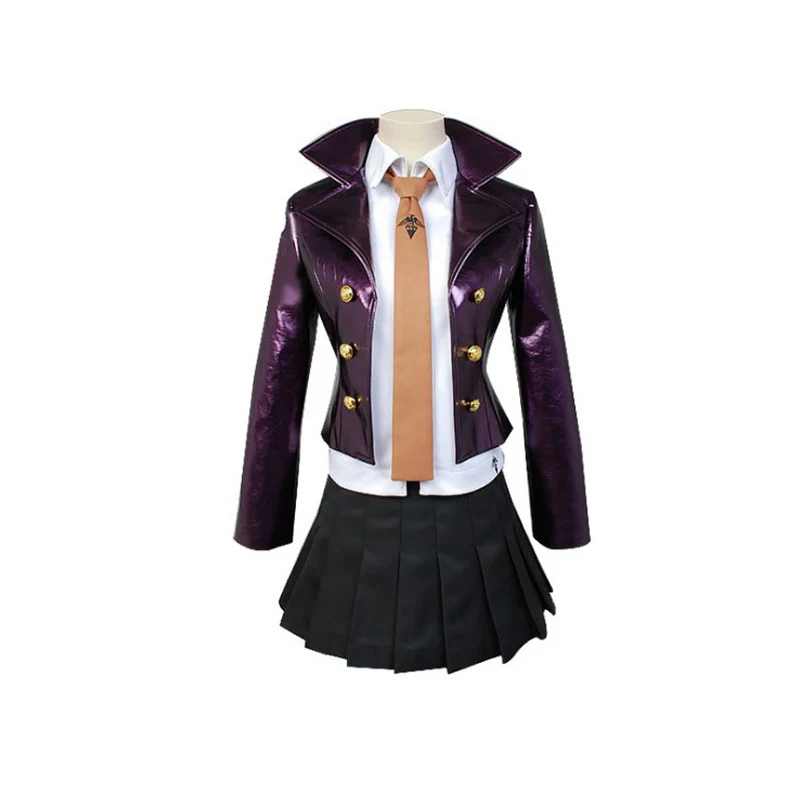 

Jacket Shirt Skirt Tie Uniform Sets Wig Synthetic Hair Women Girls Halloween Anime Danganronpa Kirigiri Kyouko Cosplay Costumes
