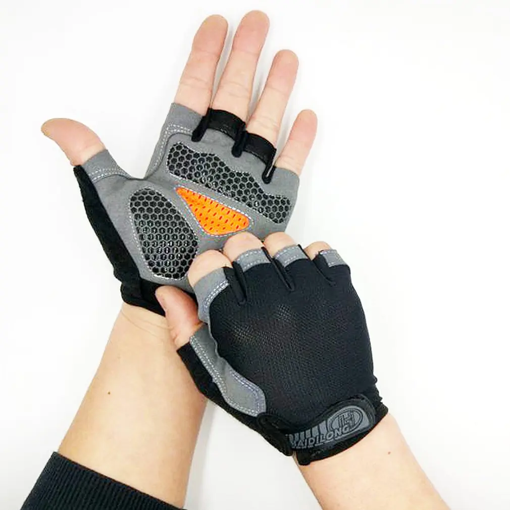 

Protective Half Finger Gloves Outdoor Tactical Gloves Riding Sports Fitness Climbing Non-slip Gloves Anti-Slip