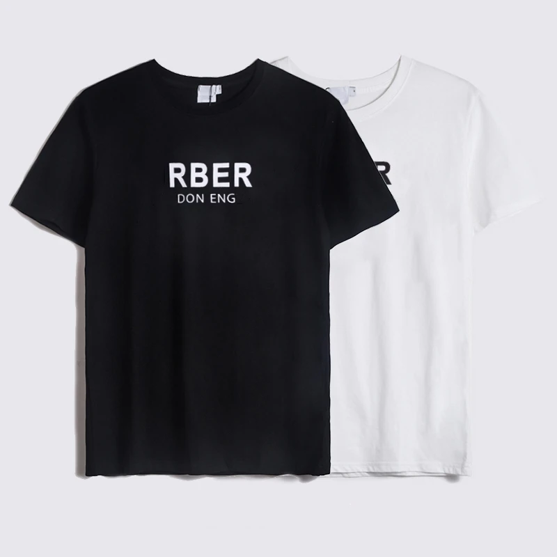 

Hot 2021 Summer Men's And Women's Letter Printed T-shirt Cotton High Quality Loose Top Size S-XXL