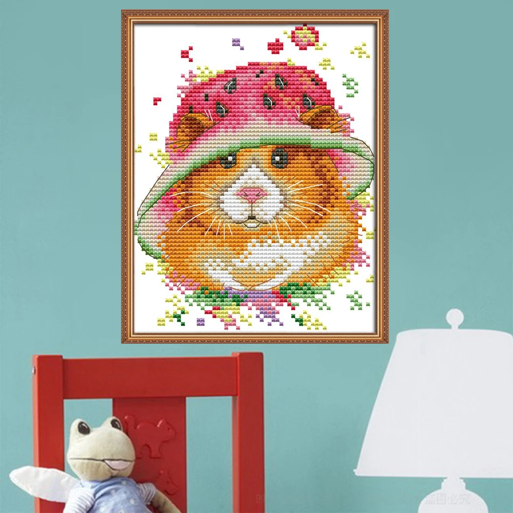 Набор для вышивки Ежик 11CT 14CT | Дом и сад