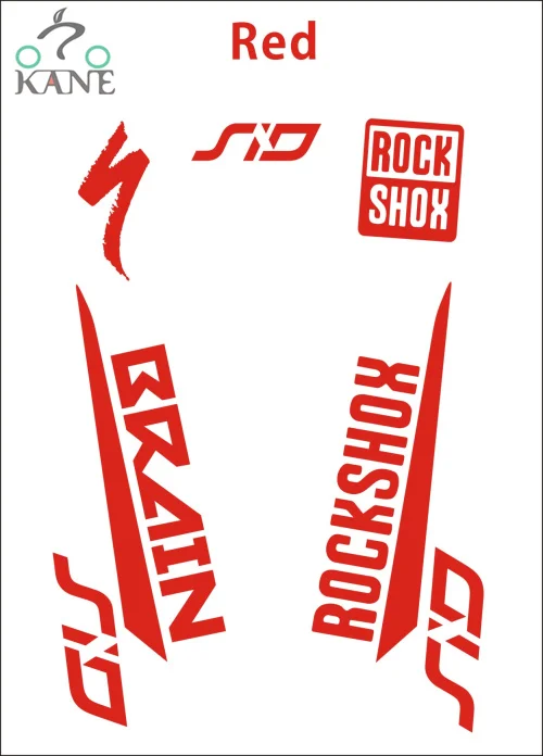 Комплект из 2 предметов/набор Rockshox мозга SID вилка Велосипедное колесо украшения