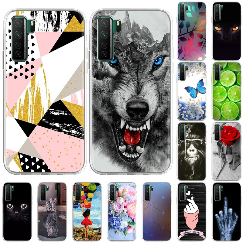 

For Huawei Nova 5T Case Silicone Soft TPU Phone Bumper For Huawei Nova 6 7 se 2S 3i 7i Back Cover Nova Lite 2017 Cases Coque Bag