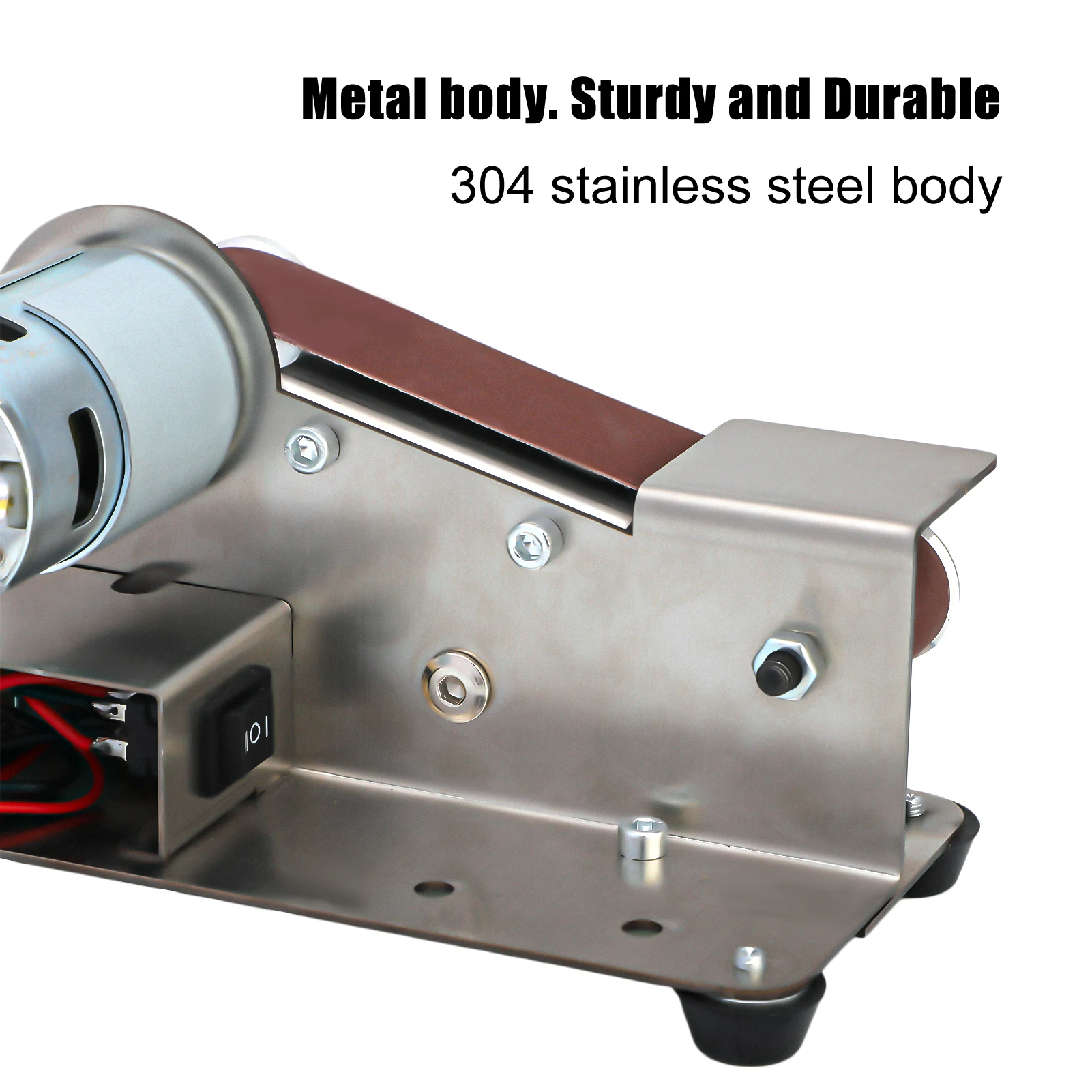 110 В/220 В многофункциональная Мини электрическая ленточная шлифовальная машинка