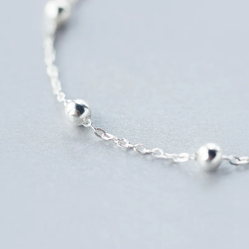 Женский романтичный браслет с бусинами Trustdavis из 100% стерлингового серебра 925