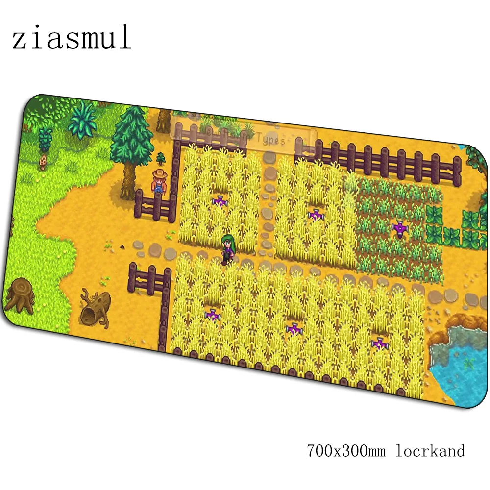 Stardew valley коврики 700x300x3 мм эстетический игровой коврик для мыши большая клавиатура Коврик для мыши Инди поп аксессуары для ноутбука коврик для мыши - Цвет: pattern 1