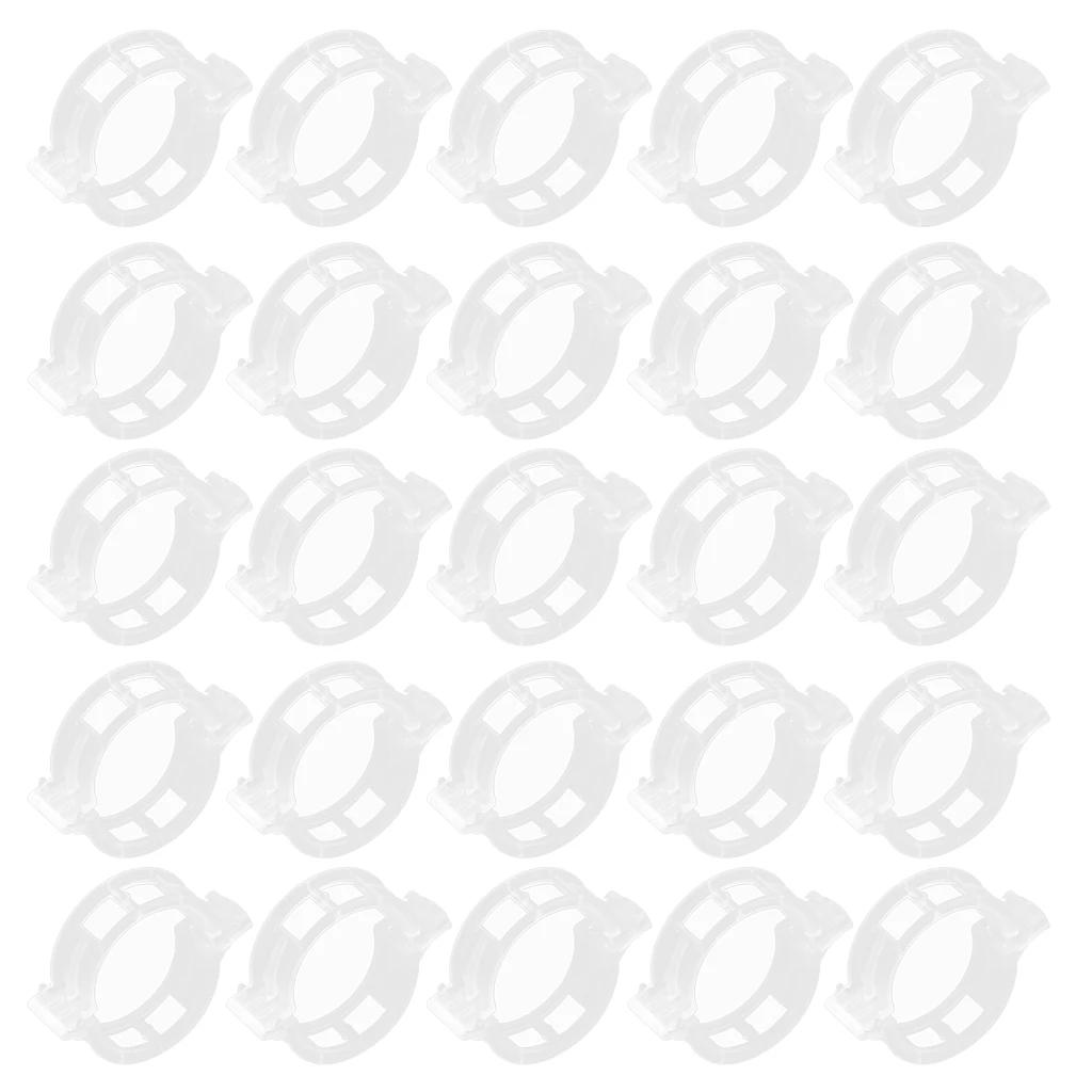 100x поддерживающие зажимы для садовых растений помидор овощей решетчатых теплиц |