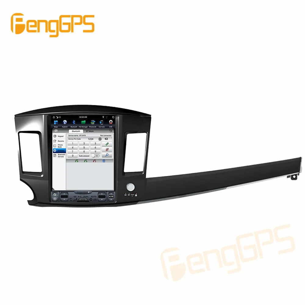 Автомобильное мультимедийное устройство Tesla Style Android 9 CD-радио вертикальный экран