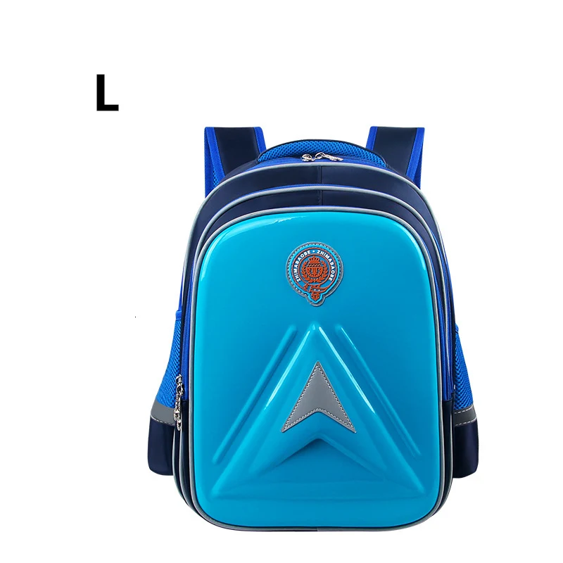 Children Orthopedic School Bag for Teen Boys and Girls High quality nylon waterproof school backpack mochila escolar - Цвет: L sky blue