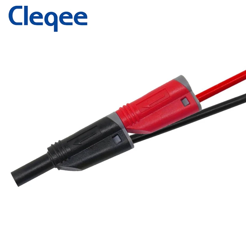 Cleqee P1010 BNC Q9 двойной 4 мм Штабелируемый заглушенный Банановый штекер с