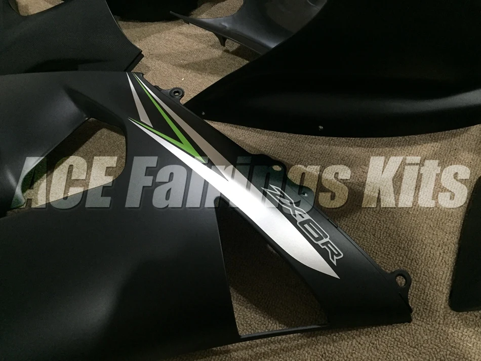 

New ABS Full fairing kit Fit for Kawasaki ZX6R 2005 2006 motorcycle fairings ZX-6R 05 06 Ninja 636 bodywork set black matte