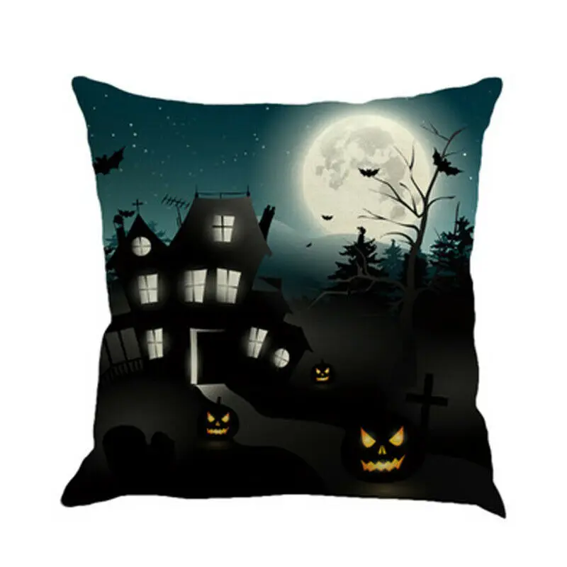 Новая мода Хэллоуин Подушка с изображением тыквы крышка диван Чехол гостиная