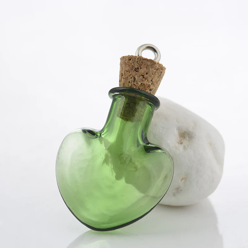 5 шт. маленькая цветная бутылка желая стеклянные поделки подарки DIY брелок и