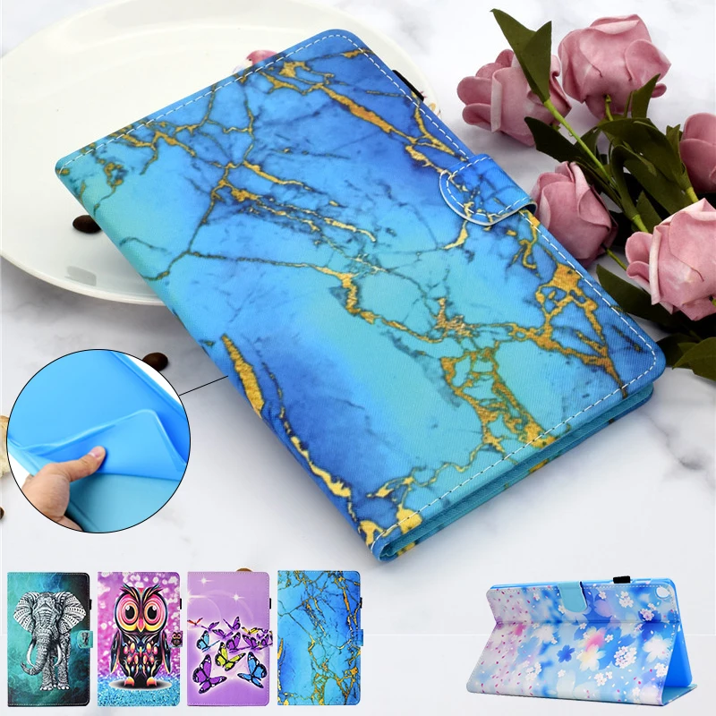 Чехол книжка из искусственной кожи для Samsung Galaxy Tab A 2019 T510 T515|Чехлы планшетов и