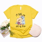 Сказка, как старая, как раз футболка с рисунком из мультфильма Красавица и Чудовище и красивая футболка 