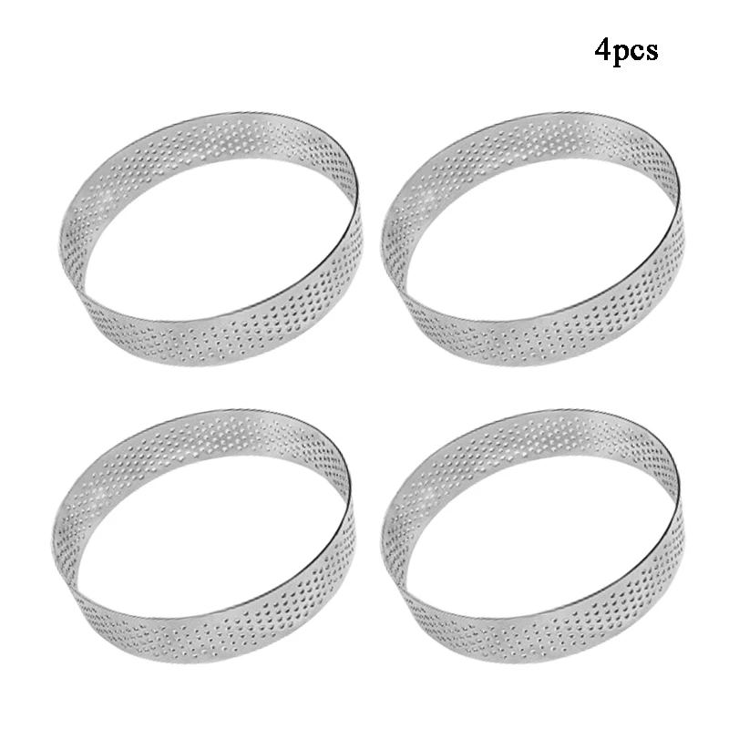 Набор колец для тарталета из нержавеющей стали формы мусса 6 шт.|Формы тортов| |