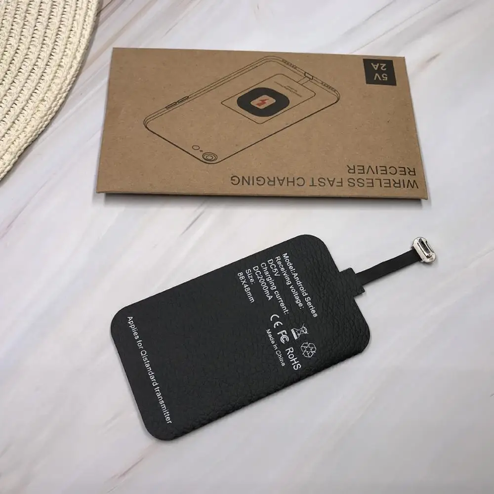 

5V/2A 10W Qi Wireless Charger Receiver for Xiaomi Samsung Huawei Type-C Fast Chargers for charger Pad Coil Type C USB-C