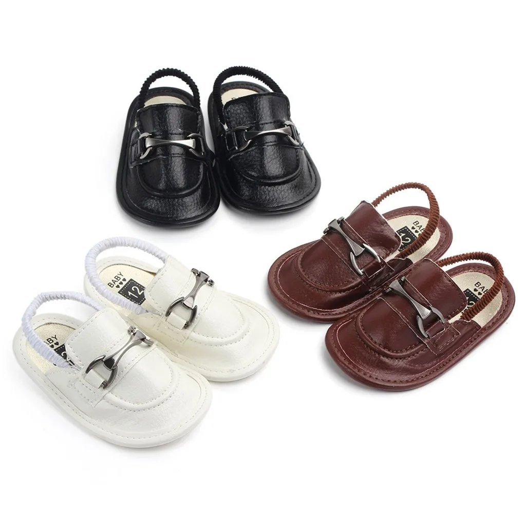 

Toddller Boy Girl Leather Sandalias 2020 Luxury Summer Crib Shoes Baby Infant Soft Soled Flats Shoes Comfort PU Sandalias Bebes