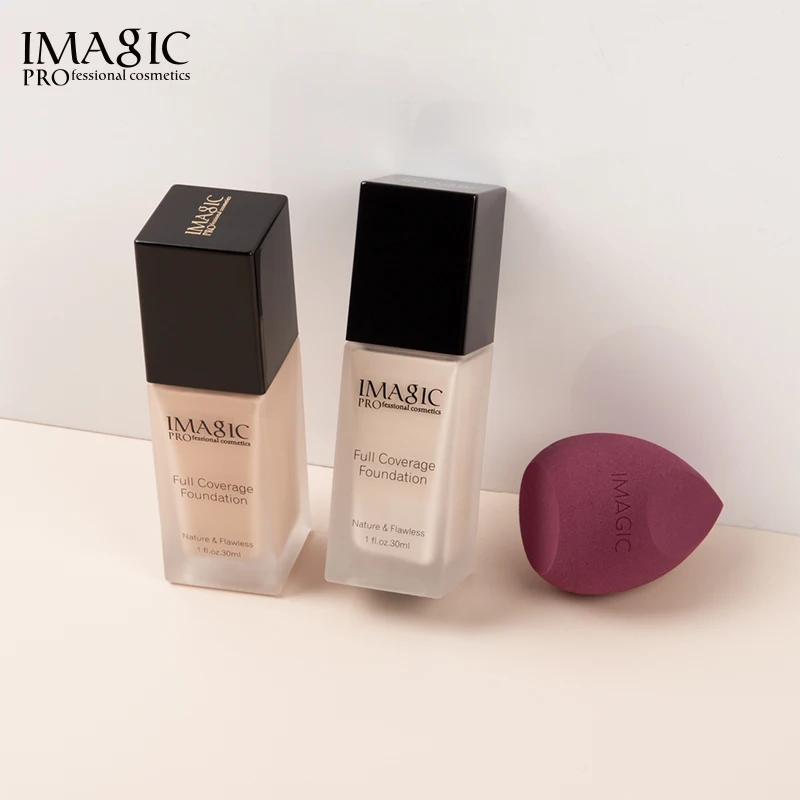 IMAGIC Foundation Cream Moisturizing Waterproof Oil Control Concealer Whitening Brightening Liquid | Красота и здоровье