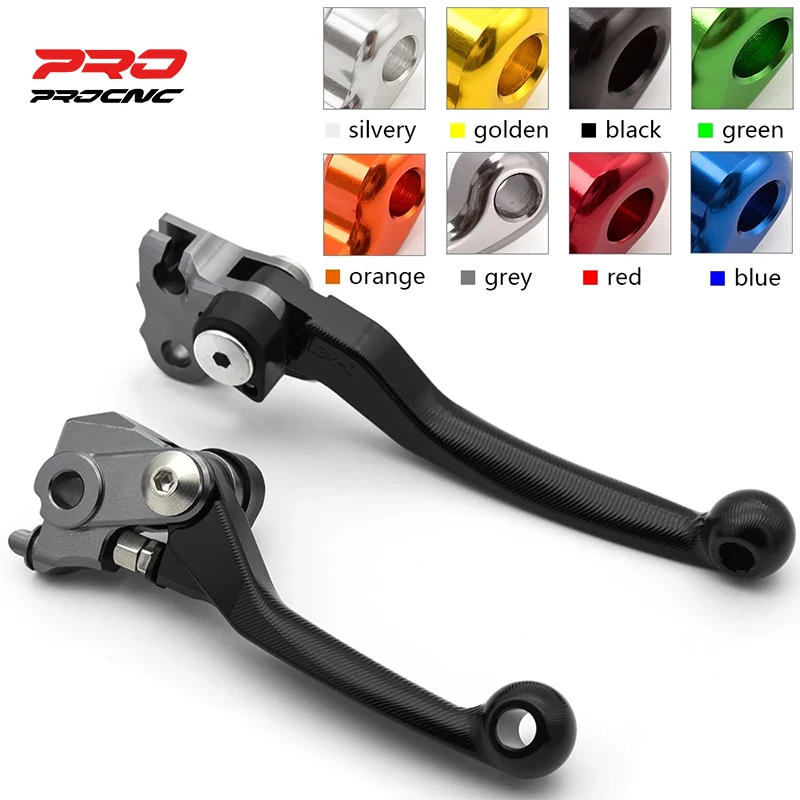 For Kawasaki RMZ250 2005-2006 3D Brake Clutch Lever Aluminum Moto Dirt Pit Bike Motocross Brake Clutch Lever Accessories