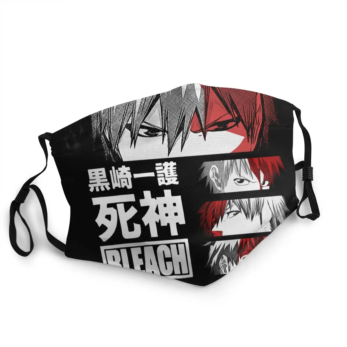 

Моющиеся манга Ичиго Куросаки из Блич маска для ухода за кожей лица аниме против дымки для защиты от пыли маска респиратор рот муфельная печ...
